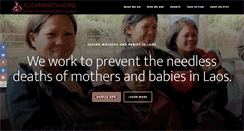 Desktop Screenshot of cleanbirth.org