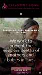 Mobile Screenshot of cleanbirth.org